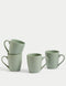 Set of 4 Everyday Stoneware Mugs